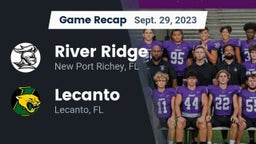 Recap: River Ridge  vs. Lecanto  2023
