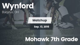 Matchup: Wynford vs. Mohawk 7th Grade 2016
