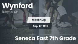 Matchup: Wynford vs. Seneca East 7th Grade 2016