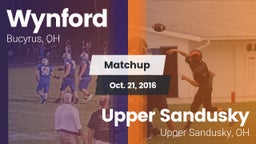 Matchup: Wynford vs. Upper Sandusky  2016