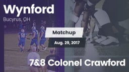 Matchup: Wynford vs. 7&8 Colonel Crawford 2017