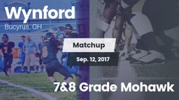 Matchup: Wynford vs. 7&8 Grade Mohawk 2017