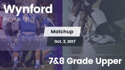 Matchup: Wynford vs. 7&8 Grade Upper 2017