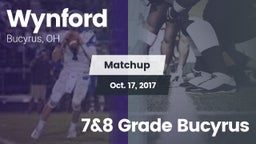 Matchup: Wynford vs. 7&8 Grade Bucyrus 2017