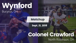 Matchup: Wynford vs. Colonel Crawford  2018