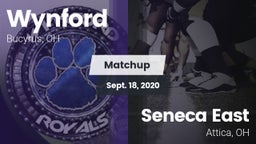Matchup: Wynford vs. Seneca East  2020