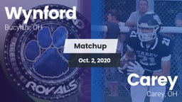 Matchup: Wynford vs. Carey  2020