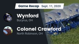 Recap: Wynford  vs. Colonel Crawford  2020