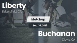 Matchup: Liberty vs. Buchanan  2016