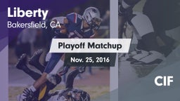 Matchup: Liberty vs. CIF 2016