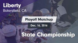 Matchup: Liberty vs. State Championship 2016