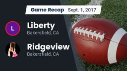 Recap: Liberty  vs. Ridgeview  2017