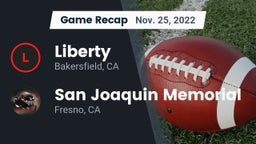 Recap: Liberty  vs. San Joaquin Memorial  2022