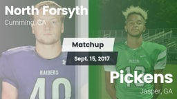 Matchup: North Forsyth vs. Pickens  2017