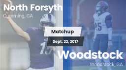 Matchup: North Forsyth vs. Woodstock  2017