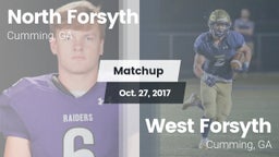 Matchup: North Forsyth vs. West Forsyth  2017