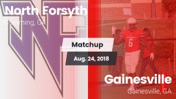 Matchup: North Forsyth vs. Gainesville  2018