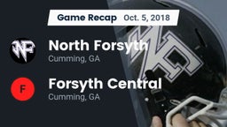 Recap: North Forsyth  vs. Forsyth Central  2018