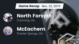 Recap: North Forsyth  vs. McEachern  2019