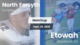 Matchup: North Forsyth vs. Etowah  2020