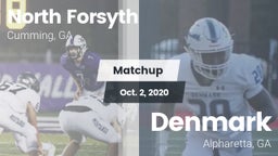 Matchup: North Forsyth vs. Denmark  2020