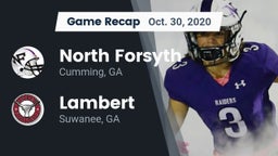 Recap: North Forsyth  vs. Lambert  2020