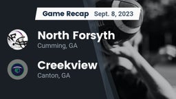 Recap: North Forsyth  vs. Creekview  2023