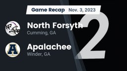 Recap: North Forsyth  vs. Apalachee  2023