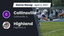 Recap: Collinsville  vs. Highland  2021