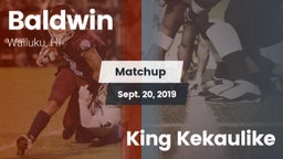 Matchup: Baldwin vs. King Kekaulike 2019