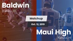 Matchup: Baldwin vs. Maui High 2019