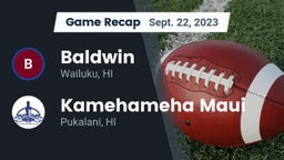 Recap: Baldwin  vs. Kamehameha Maui  2023