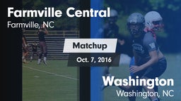 Matchup: Farmville Central vs. Washington  2016