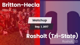 Matchup: Britton-Hecla vs. Rosholt  (Tri-State) 2017