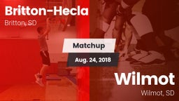 Matchup: Britton-Hecla vs. Wilmot  2018