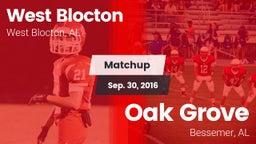 Matchup: West Blocton vs. Oak Grove  2016