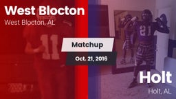 Matchup: West Blocton vs. Holt  2016