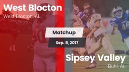 Matchup: West Blocton vs. Sipsey Valley  2016