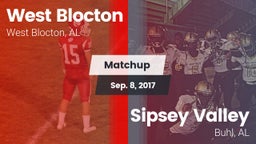 Matchup: West Blocton vs. Sipsey Valley  2017