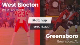 Matchup: West Blocton vs. Greensboro  2016