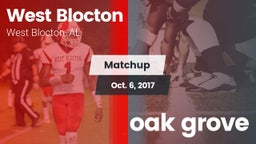 Matchup: West Blocton vs. oak grove  2016