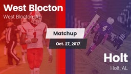 Matchup: West Blocton vs. Holt  2016