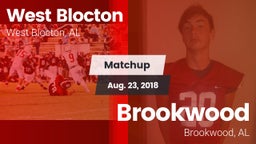Matchup: West Blocton vs. Brookwood  2018