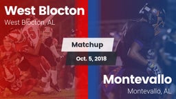 Matchup: West Blocton vs. Montevallo  2018