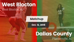 Matchup: West Blocton vs. Dallas County  2018