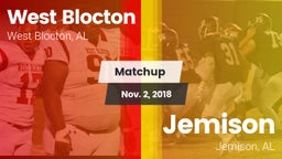 Matchup: West Blocton vs. Jemison  2018