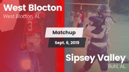 Matchup: West Blocton vs. Sipsey Valley  2019