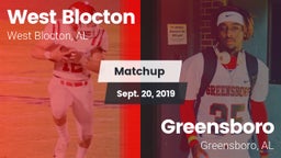 Matchup: West Blocton vs. Greensboro  2019