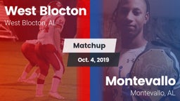 Matchup: West Blocton vs. Montevallo  2019