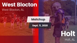 Matchup: West Blocton vs. Holt  2020